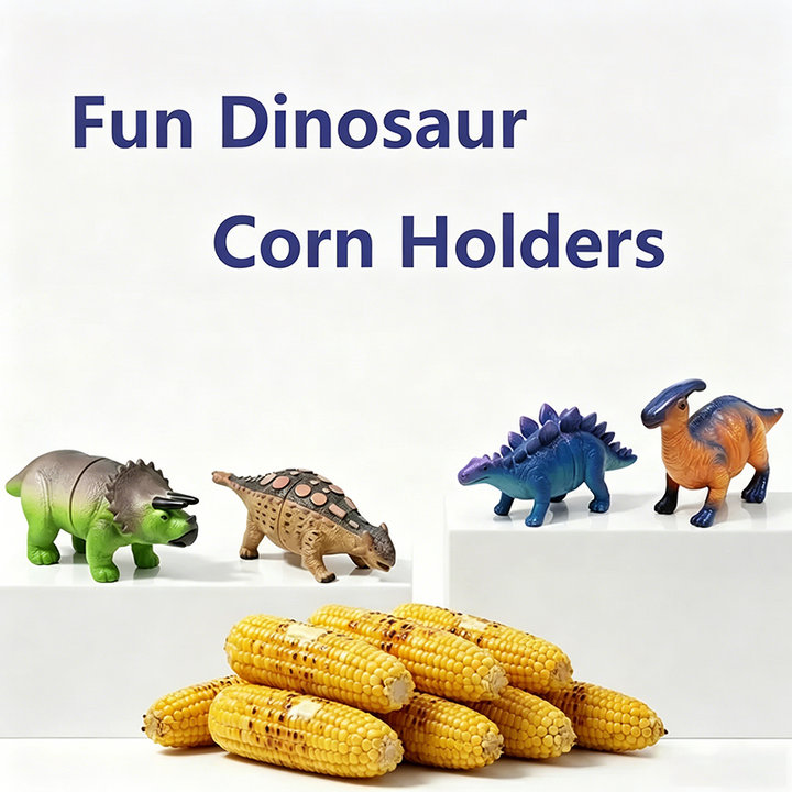 Fun Dinosaur Corn-on-the-Cob Holders