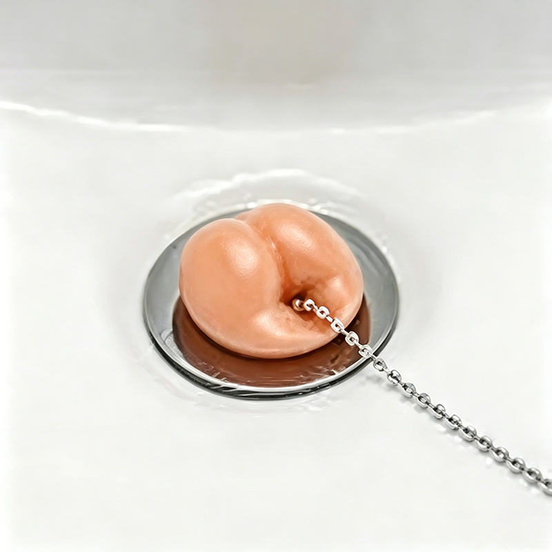 Fun Butt-Shaped Sink Plug