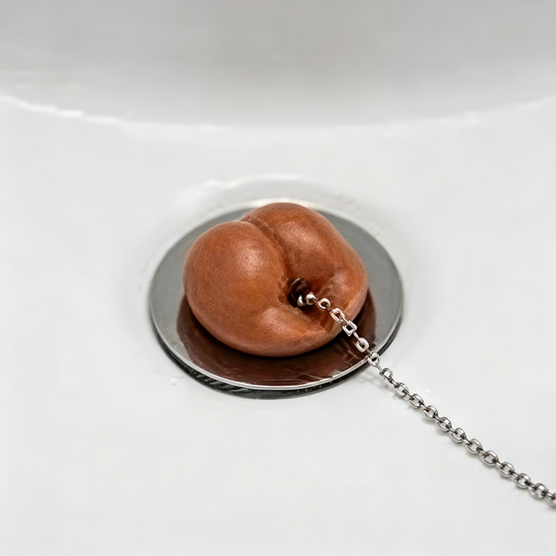 Fun Butt-Shaped Sink Plug