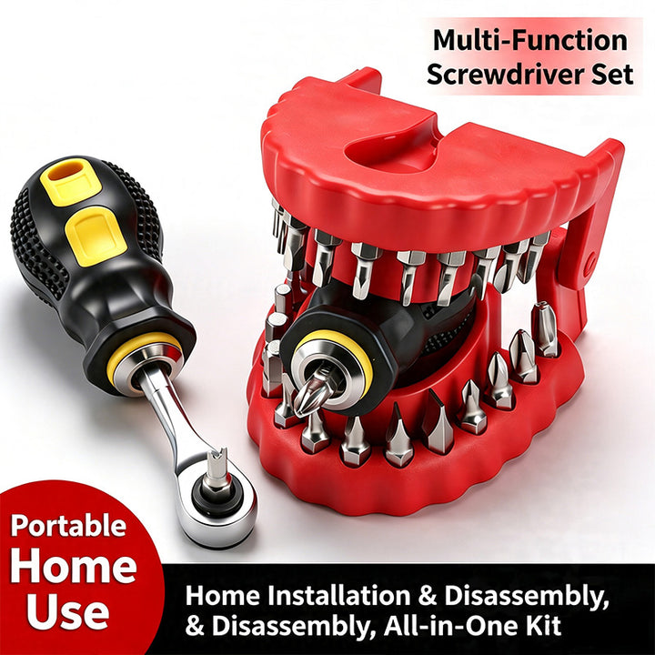 Denture drill bit storage box