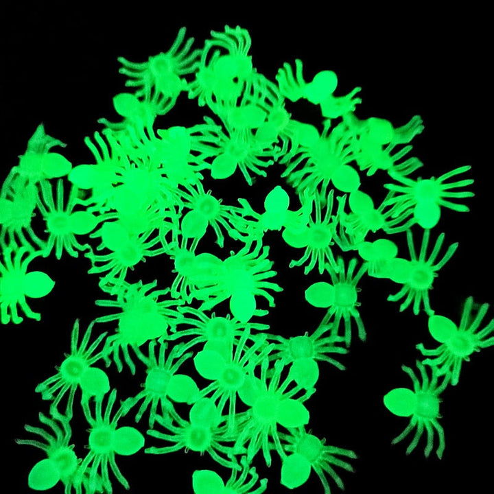 Glow-in-the-dark decorative spider