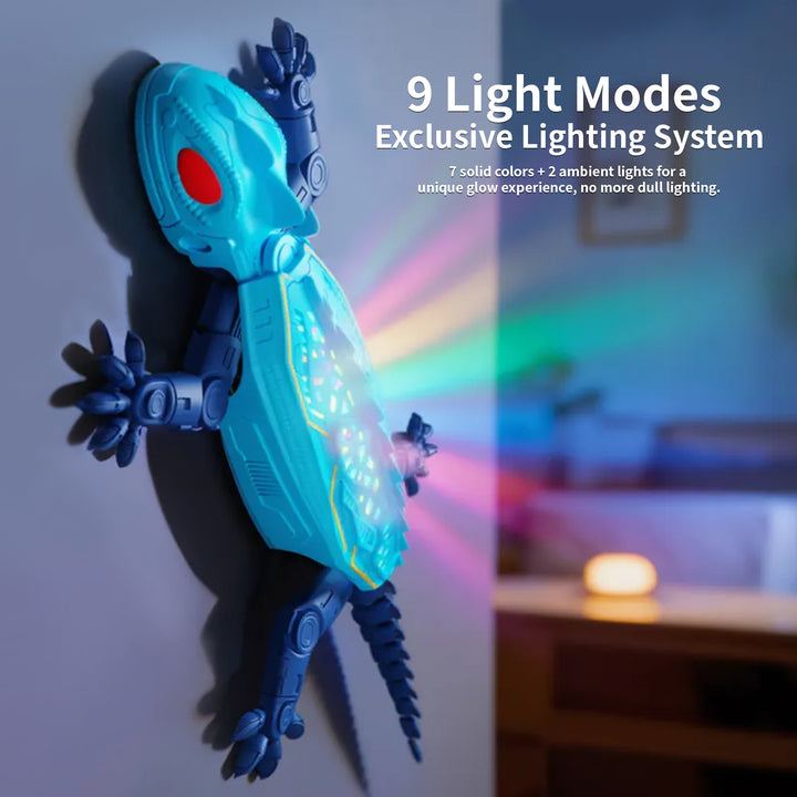 Remote-controlled climbing chameleon toy