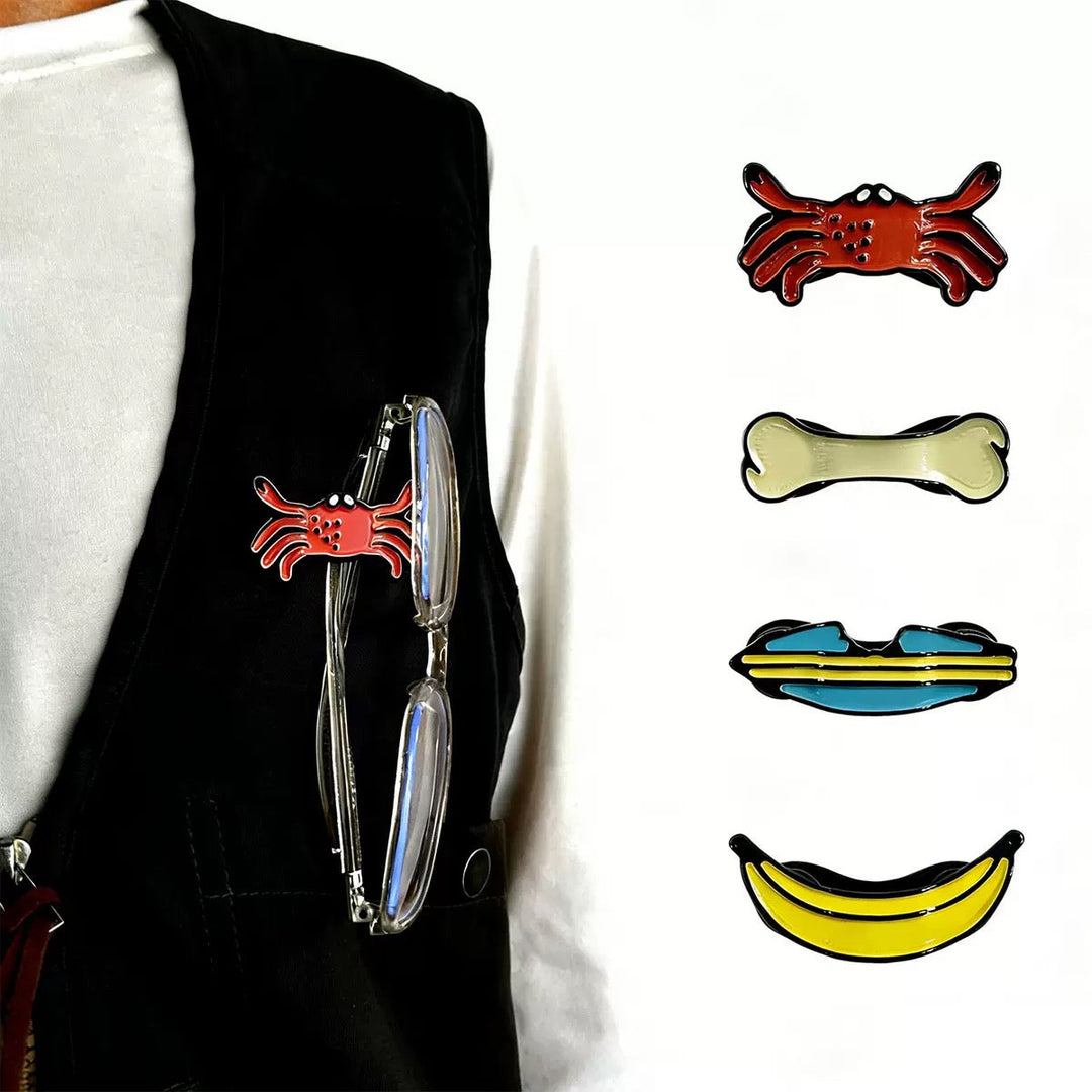 Magnetic Enamel Brooch