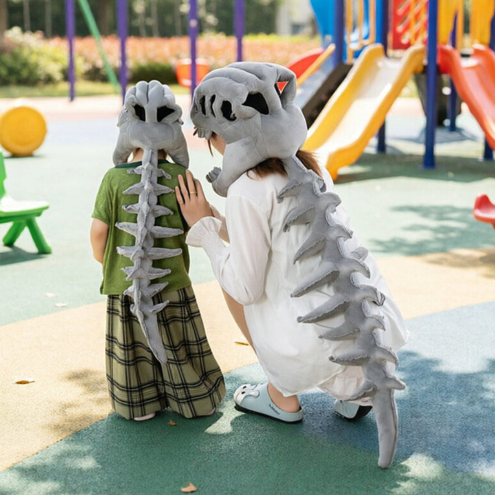 Funny dinosaur skeleton headgear