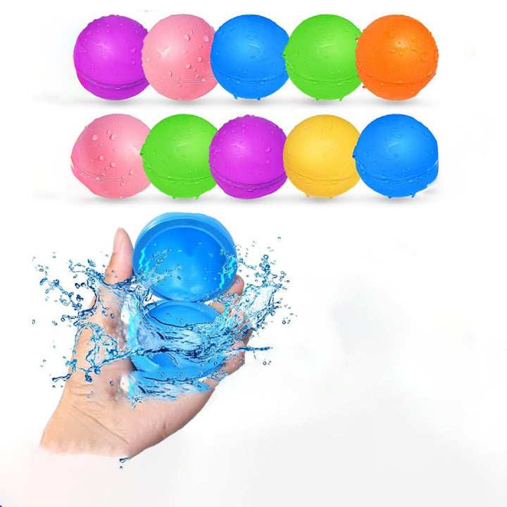 Silicone magnetic water balls