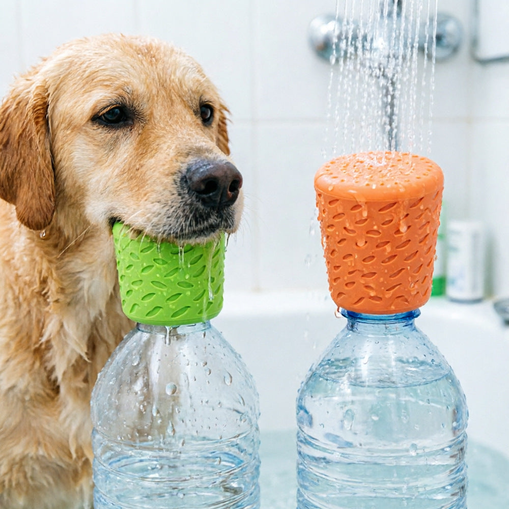 Portable outdoor pet cleaning shower head