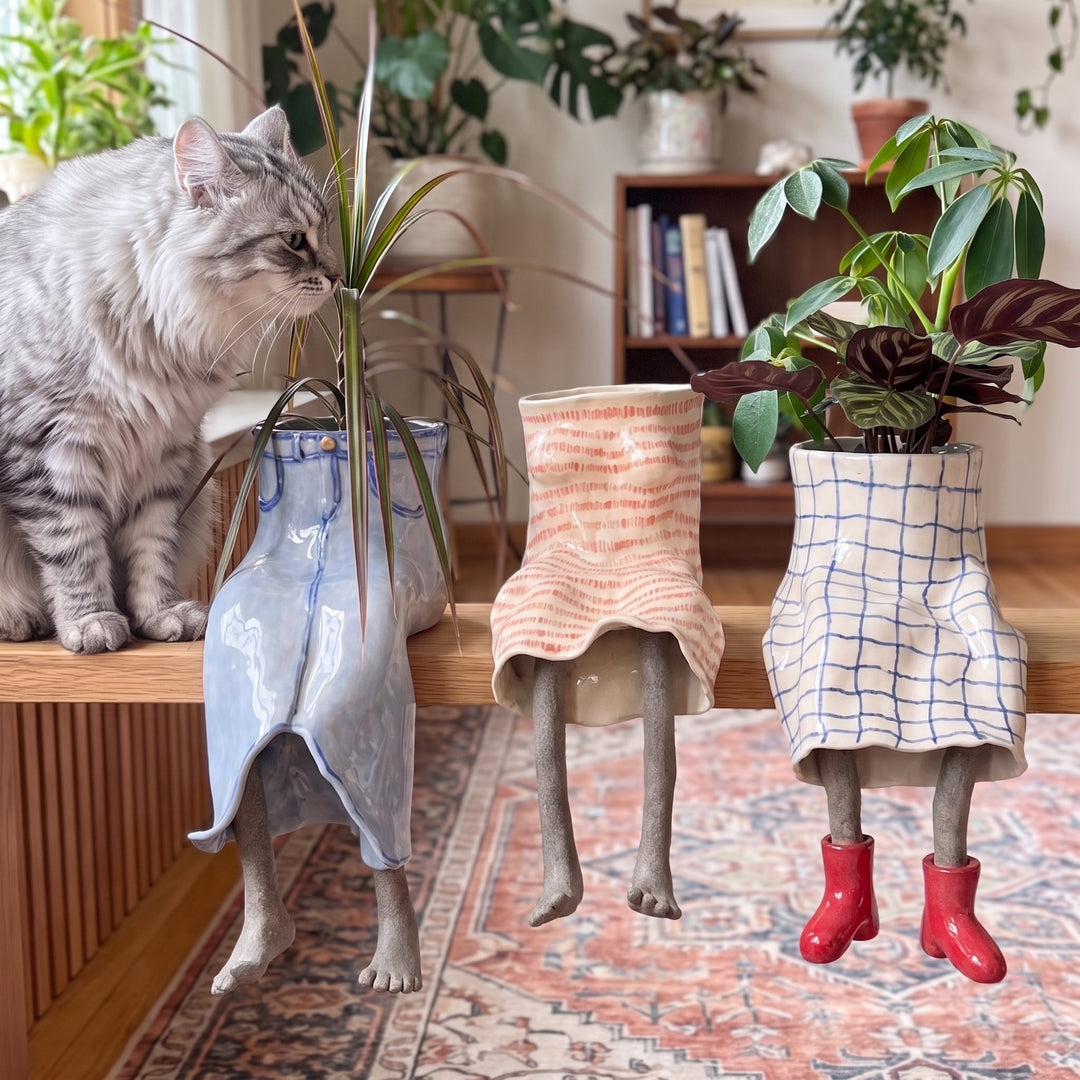 Lower body flower pot ornament