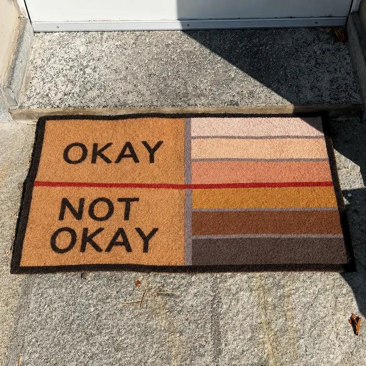 OK or not, funny doormat