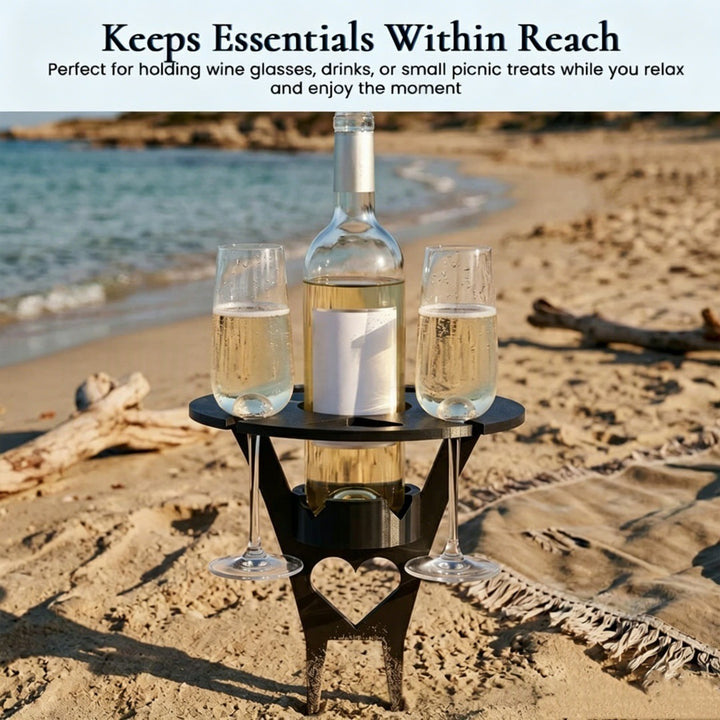 Portable picnic beach table
