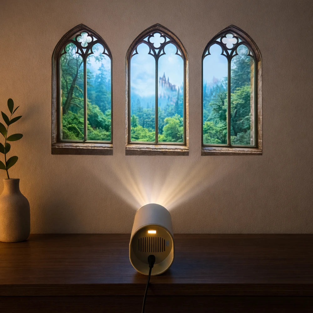 Rotatable Portable Mini WiFi Projector