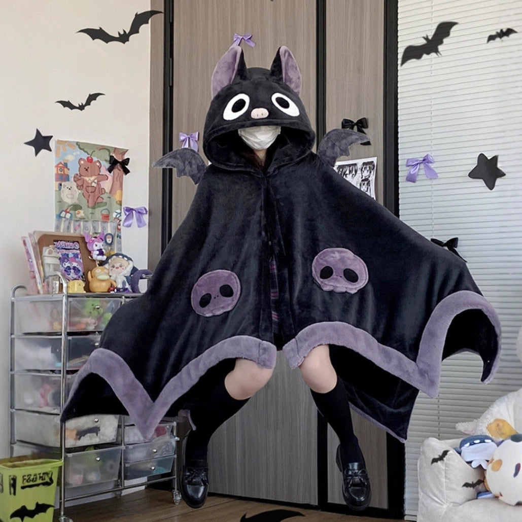 Little Bat Hooded Nightgown