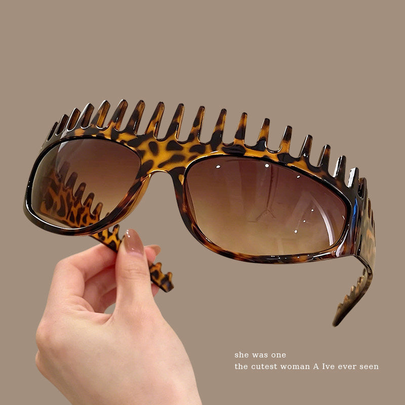 Spiky Comb Frame Y2K Party Sunglasses