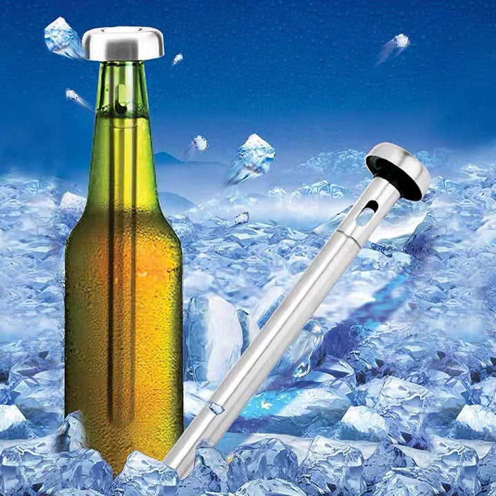 Stainless steel beverage ice sticks