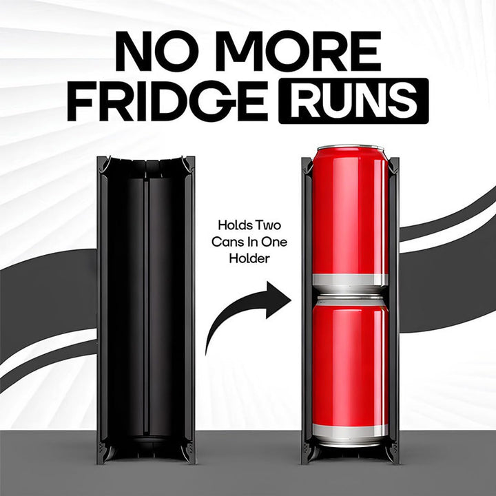 Double-can tactical jumping can rack