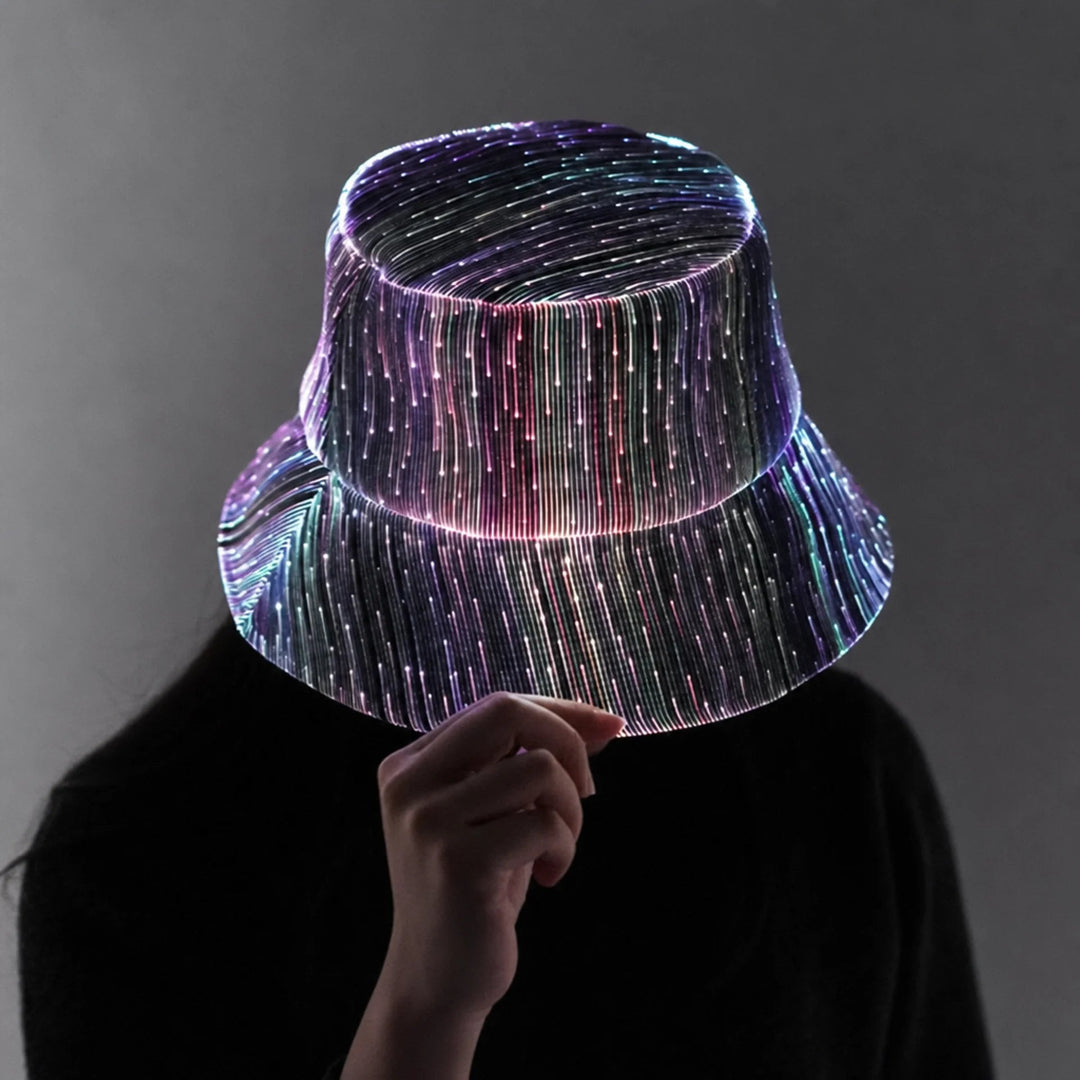 Cool glowing fisherman hat