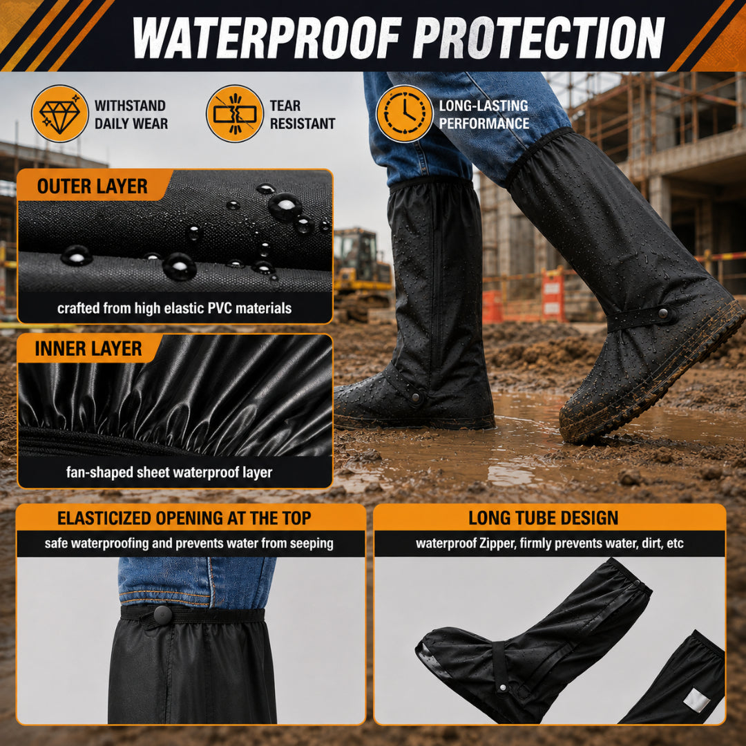 Reusable Rain‑Proof Shoe Covers