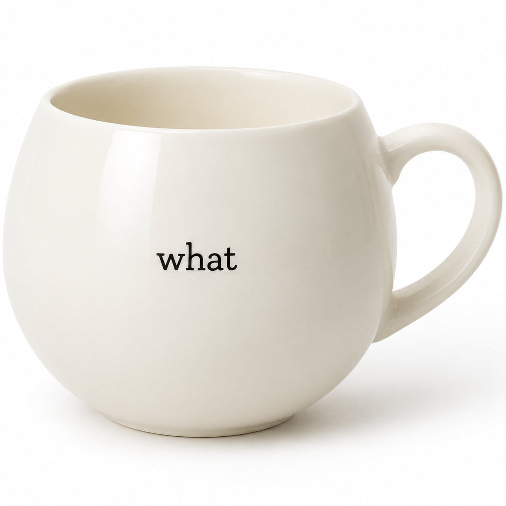 Spherical “what” Mug