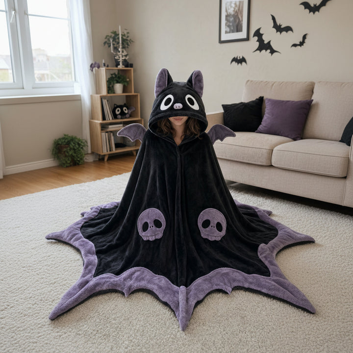 Little Bat Hooded Nightgown