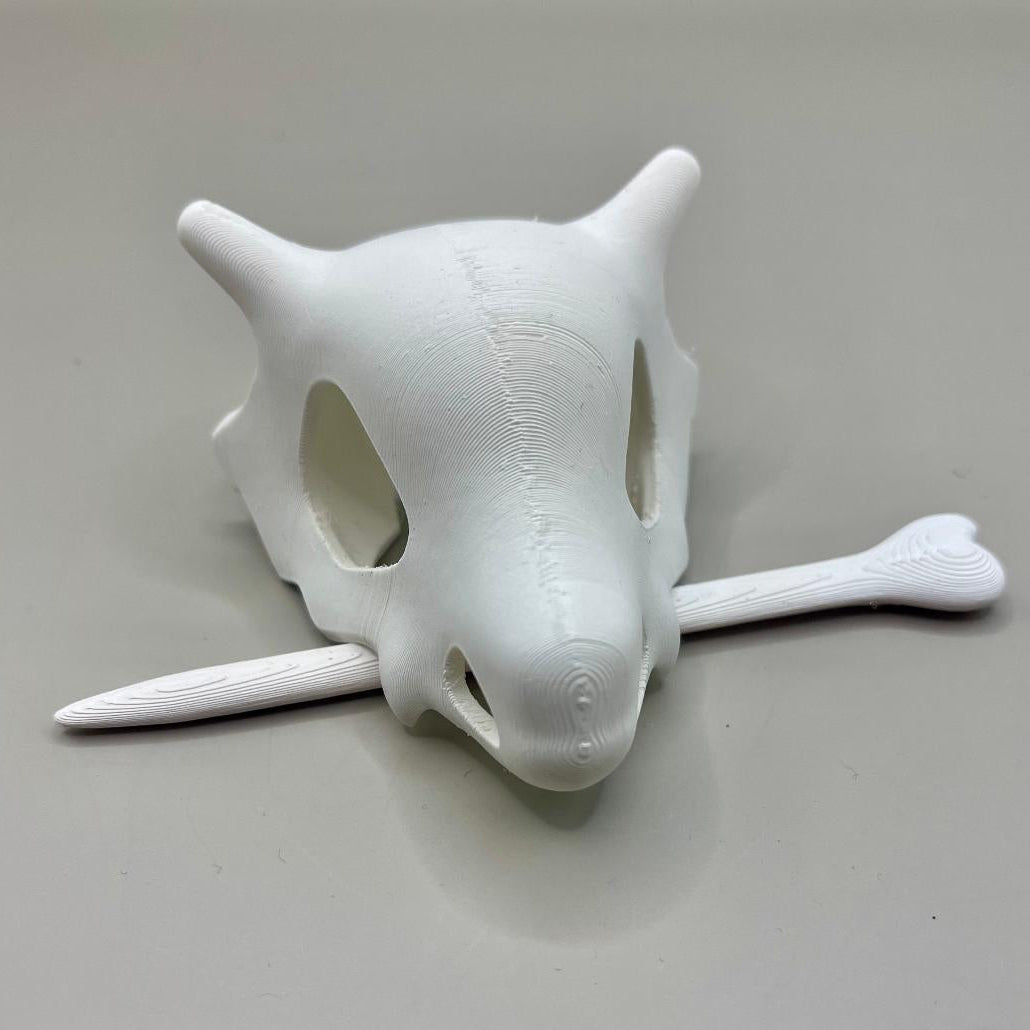 Cubone Skull Ghost Hair Clip