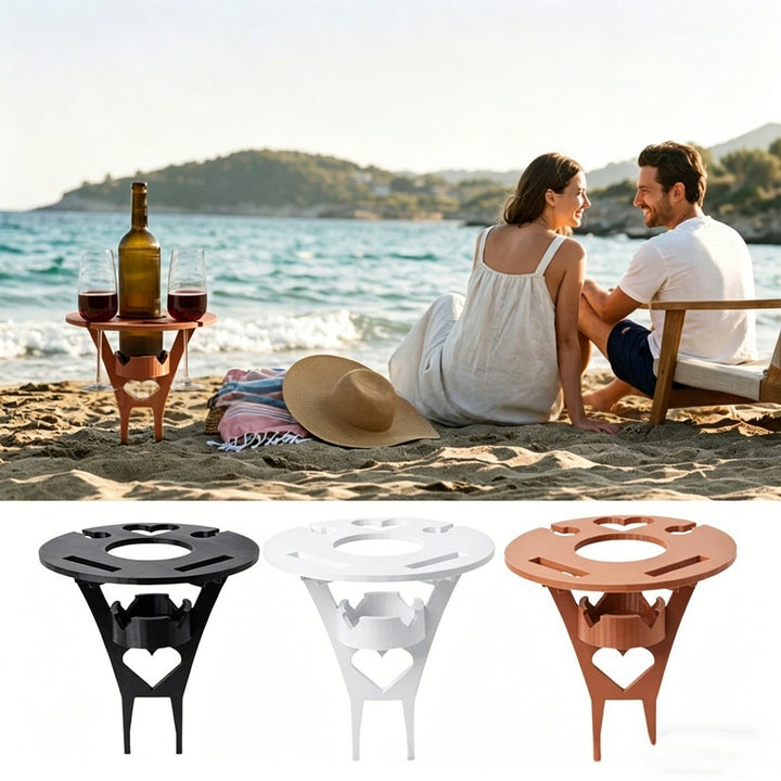 Portable picnic beach table