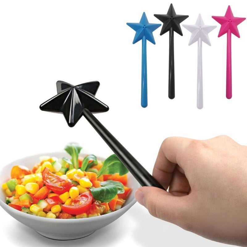 Star-shaped salt sprinkler
