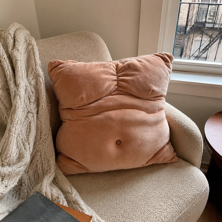Offensive style big belly creative pillow