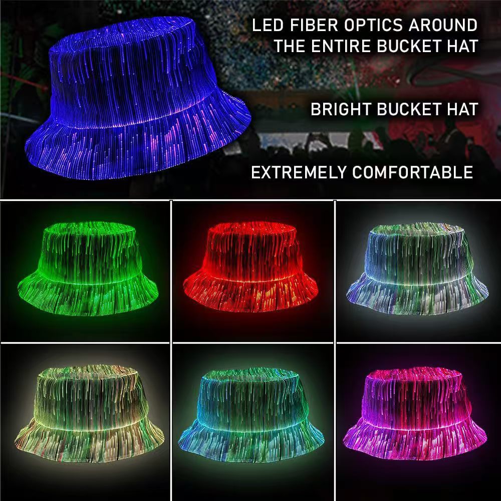 Cool glowing fisherman hat