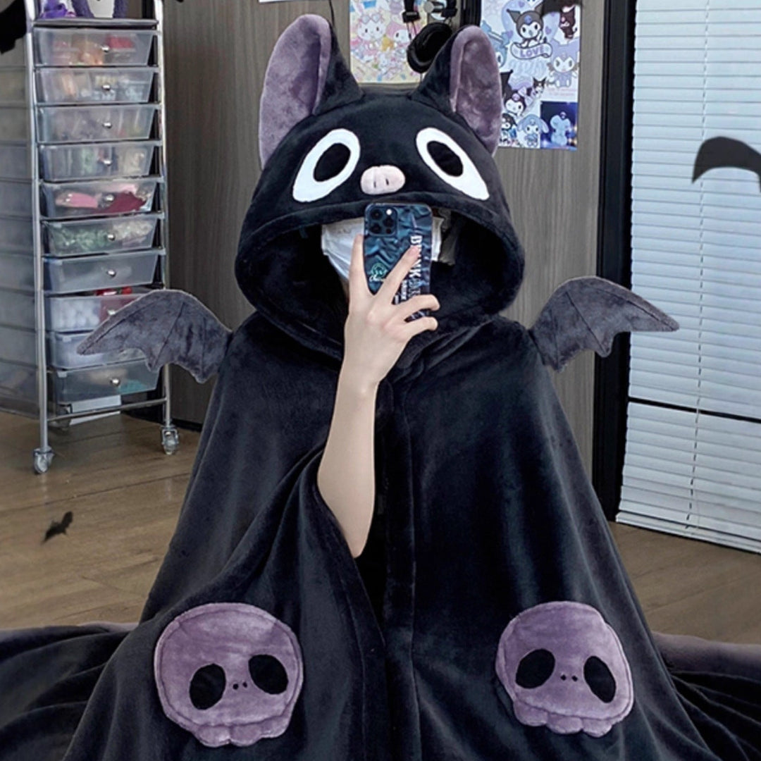 Little Bat Hooded Nightgown