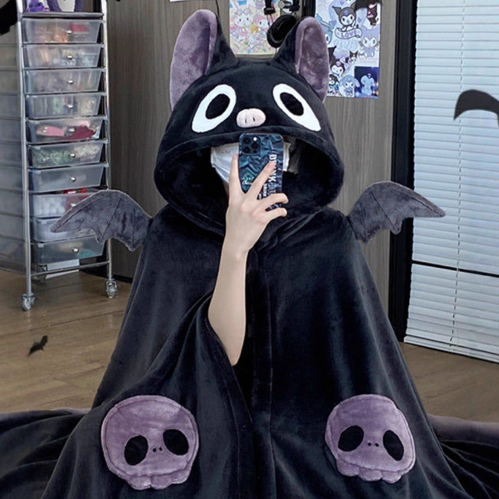 Little Bat Hooded Nightgown
