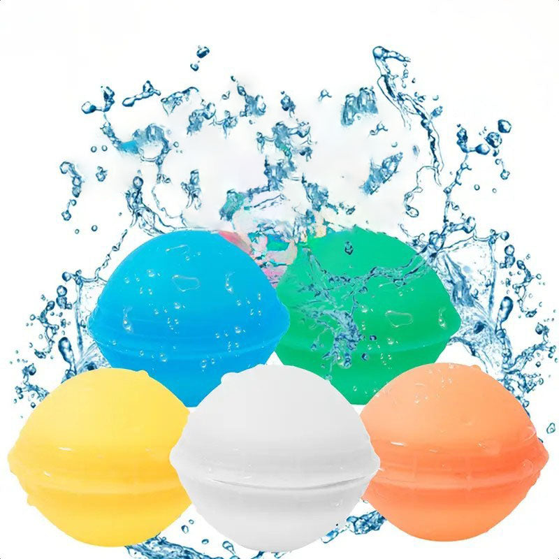 Silicone magnetic water balls