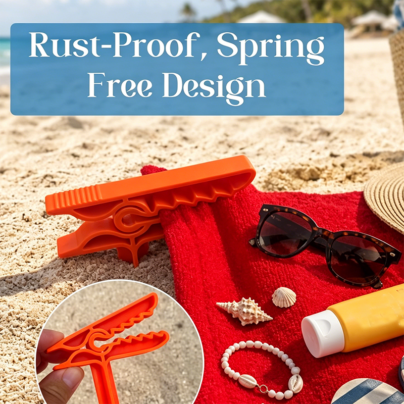 Beach blanket anchor clips