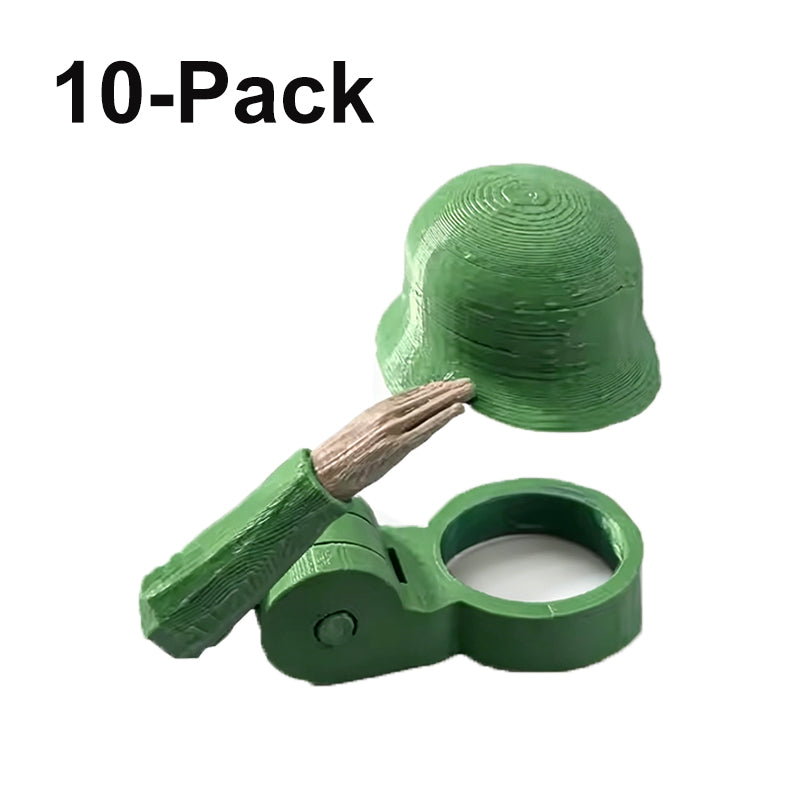 Beer Bottle Saluting Soldier Cap