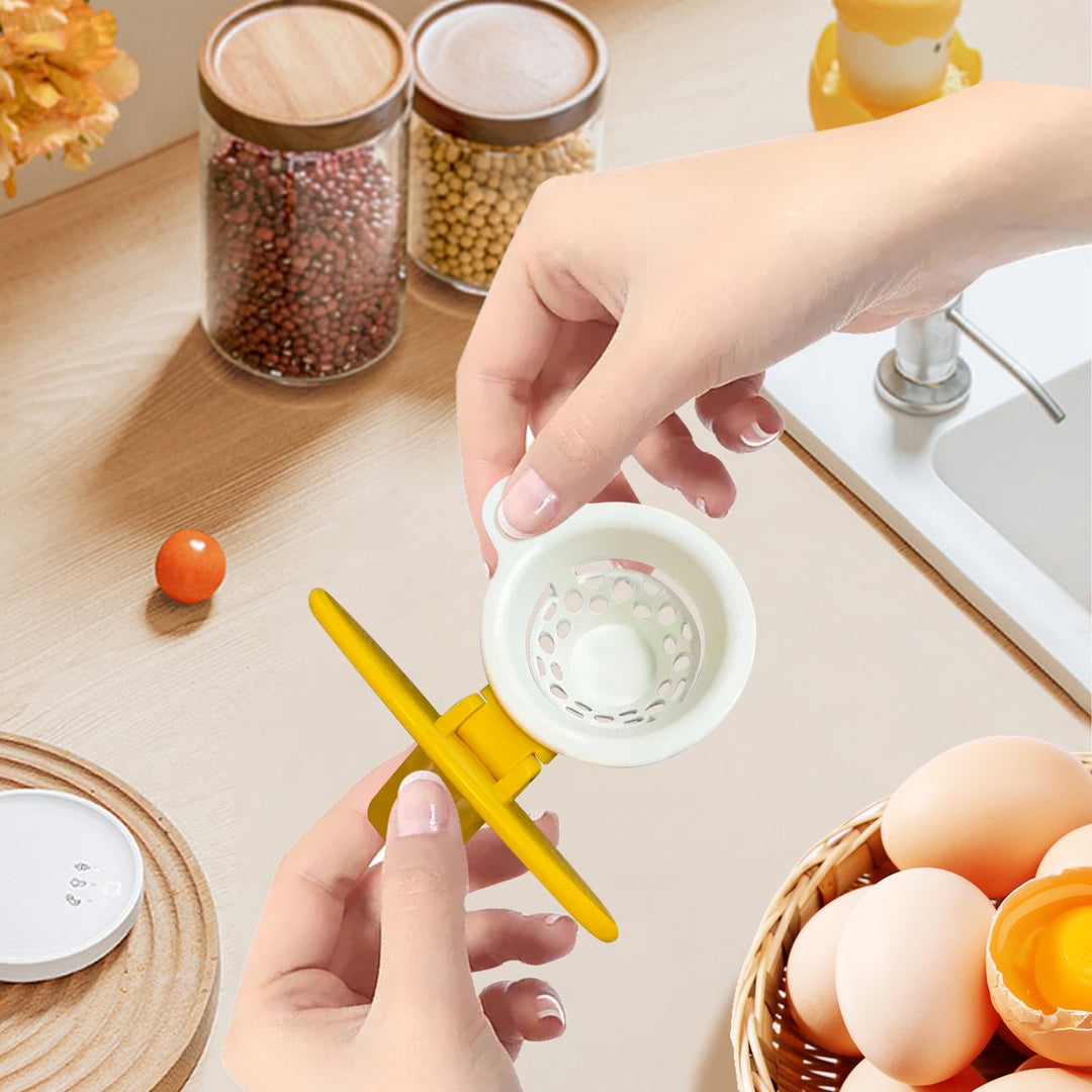Basketball hoop egg white separator