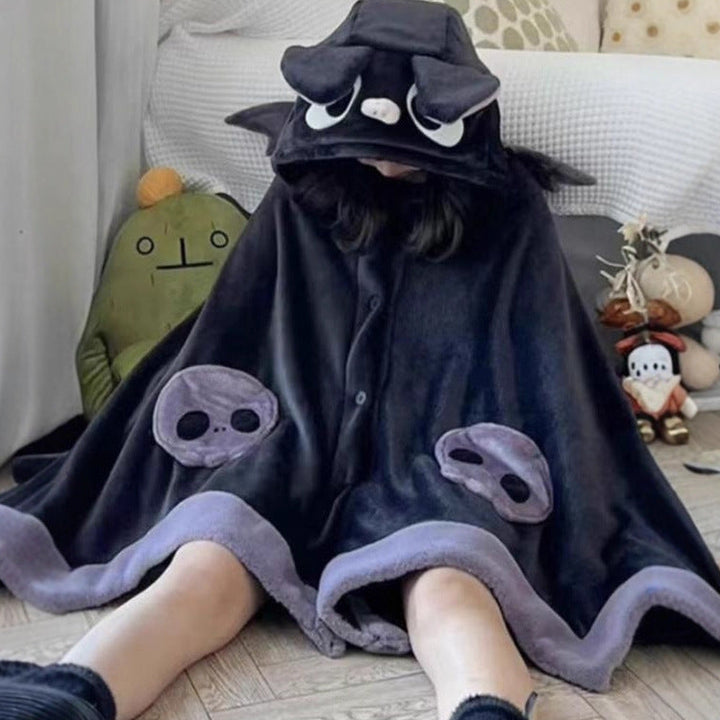 Little Bat Hooded Nightgown