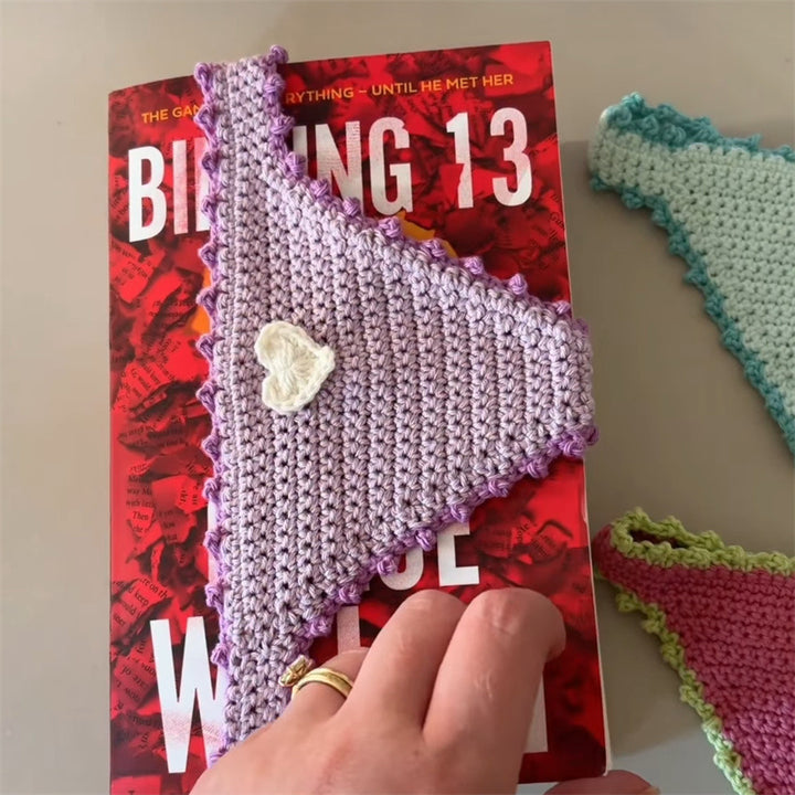 Knitted Triangle Panty Bookmark