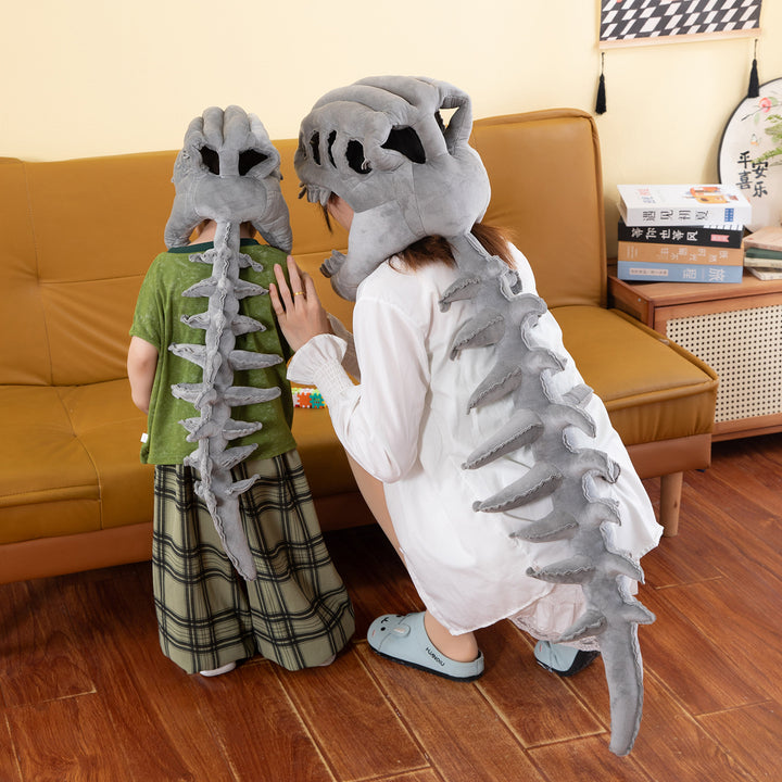 Funny dinosaur skeleton headgear