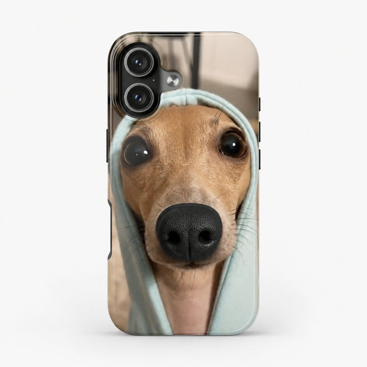 Funny Meme Dog Face iPhone Case