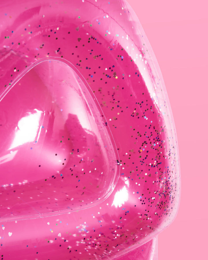 Transparent sequined floating bed