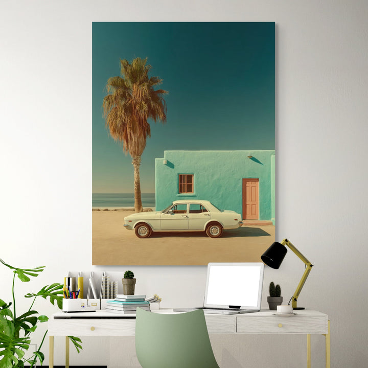 "Palm Escape" decorative painting