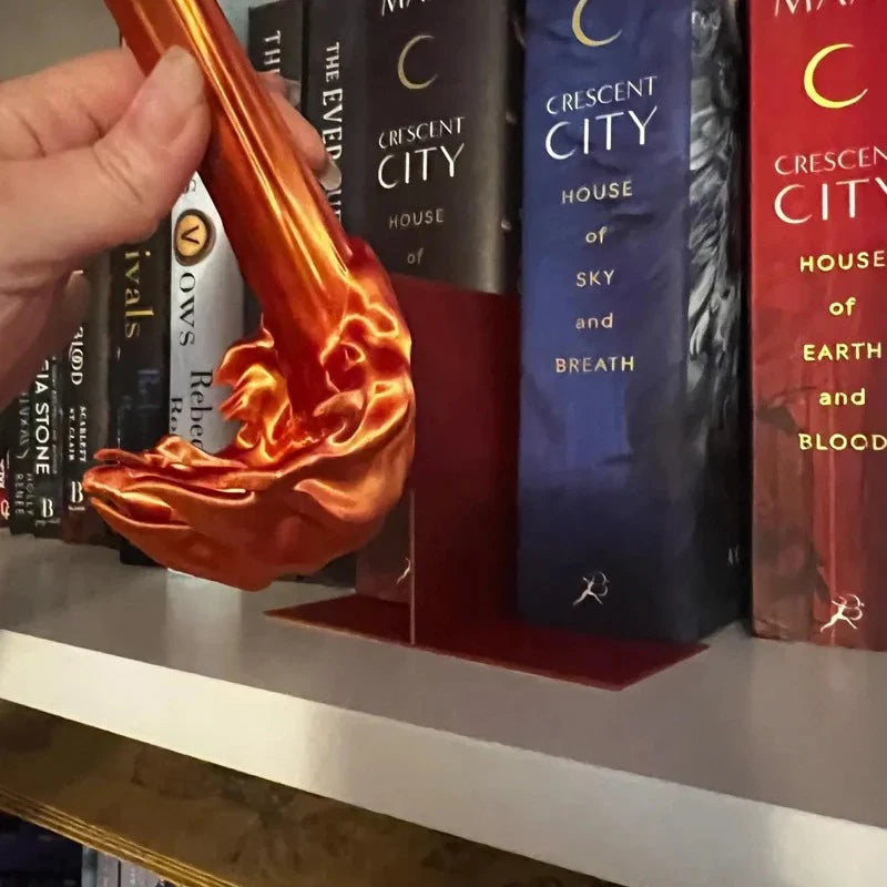 Dragon Flame Book Corner Bookshelf Decoration
