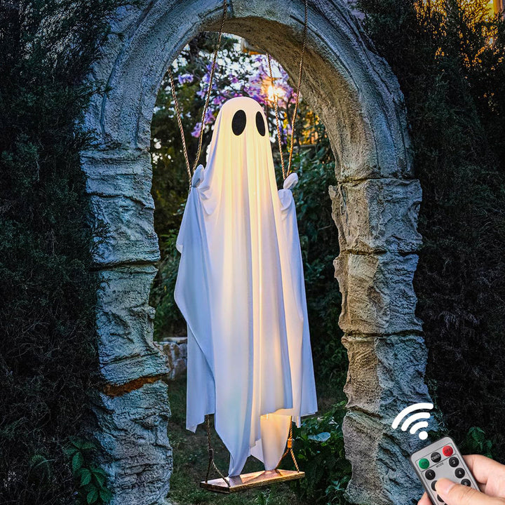 Light Up Swing Hanging Ghost