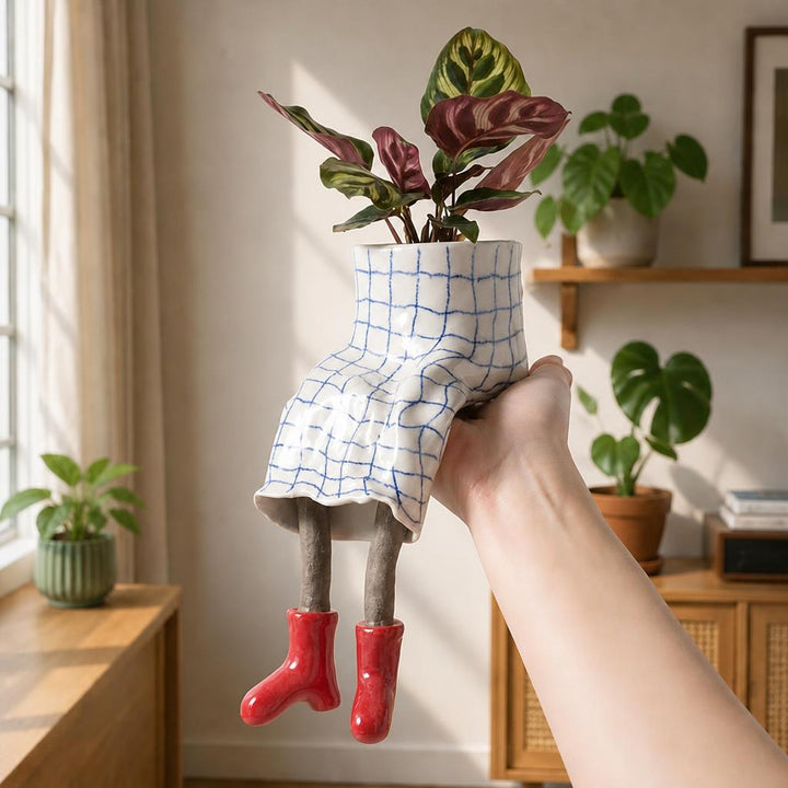 Lower body flower pot ornament