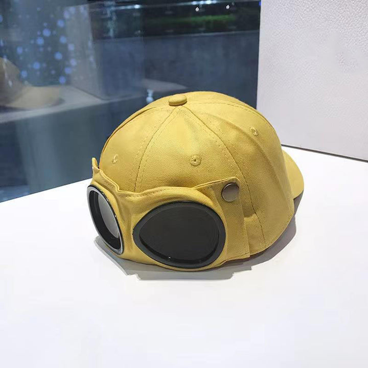 Cute aviator glasses baseball cap