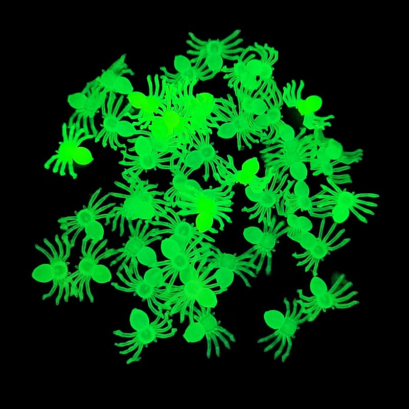 Glow-in-the-dark decorative spider