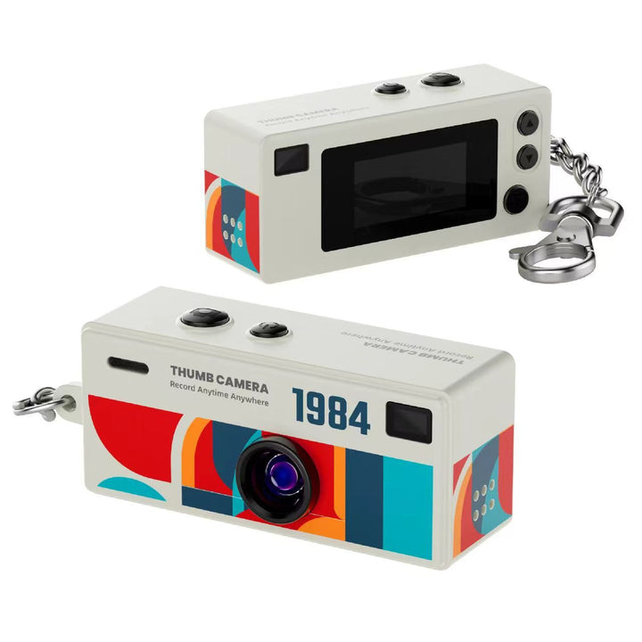 Retro thumb camera charm