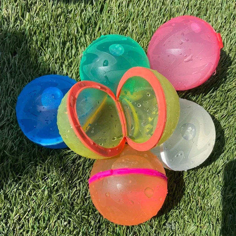 Silicone magnetic water balls