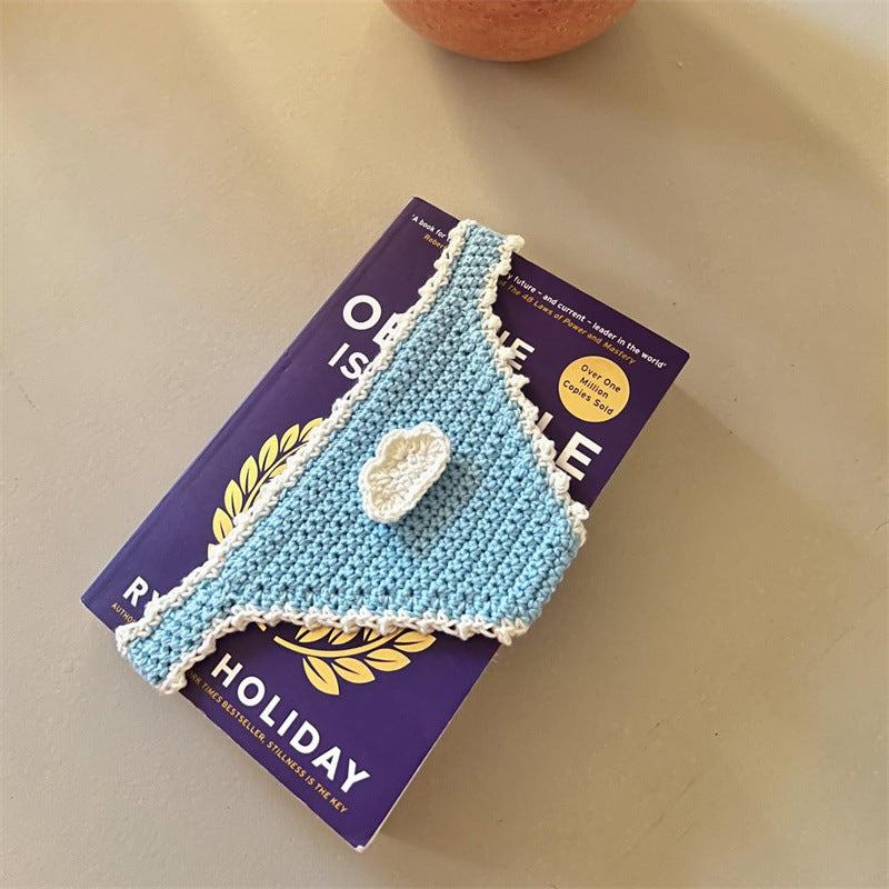 Knitted Triangle Panty Bookmark