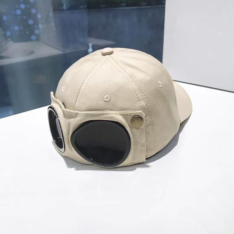 Cute aviator glasses baseball cap