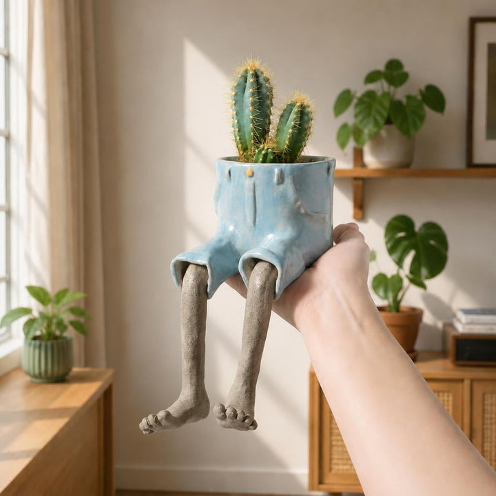 Lower body flower pot ornament