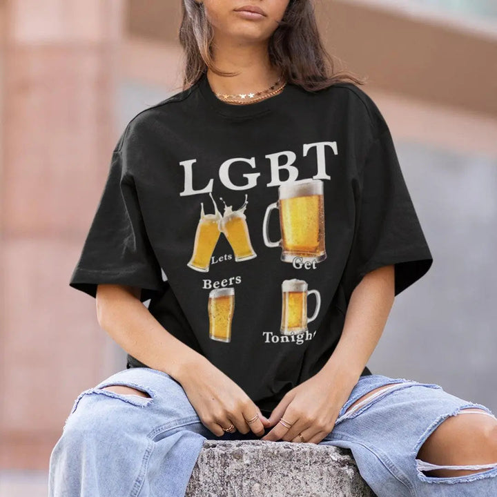LGBT Beer Night Fun T-shirt